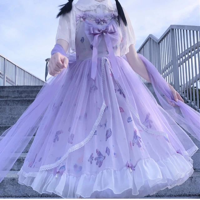 Lavender lolita dress clearance