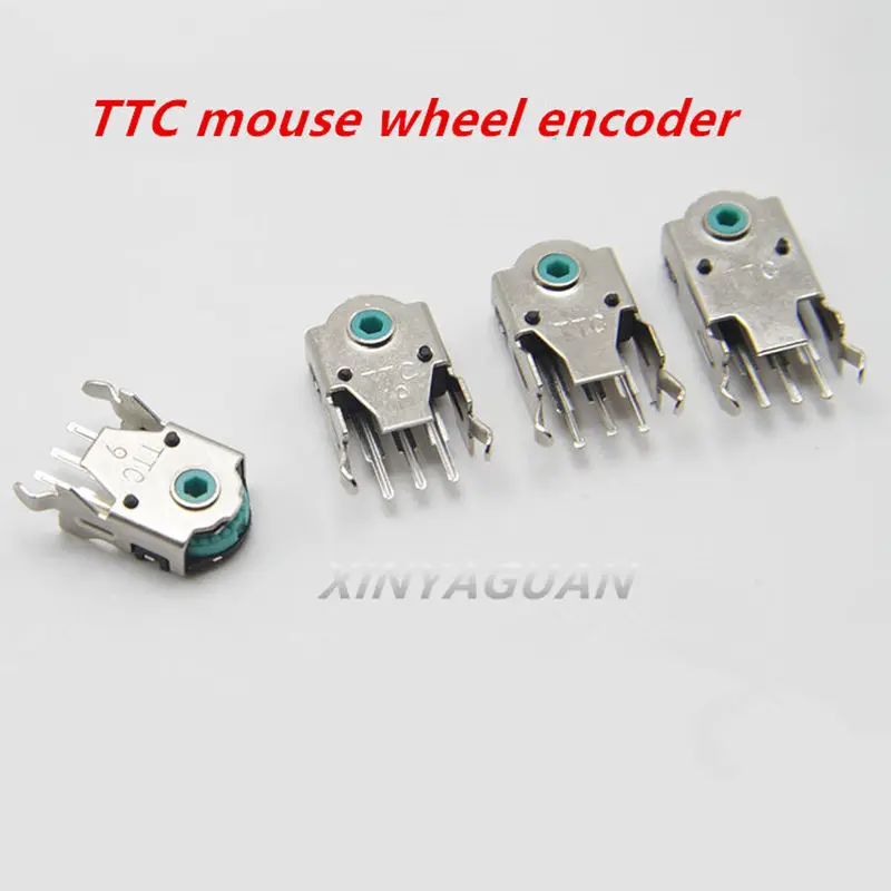 50Pcs TTC Mouse wheel Encoder Moderate strength Highly Accurate 5-13MM 5 million grid life Green Core mouse Decoder