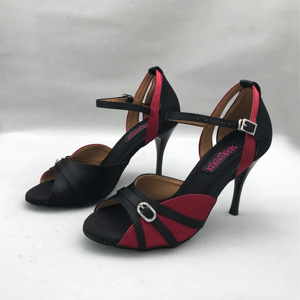 Zapatos de baile latino profesionales para mujer, calzado de salón, salsa, tango, fiesta y boda, MS6236BBUG