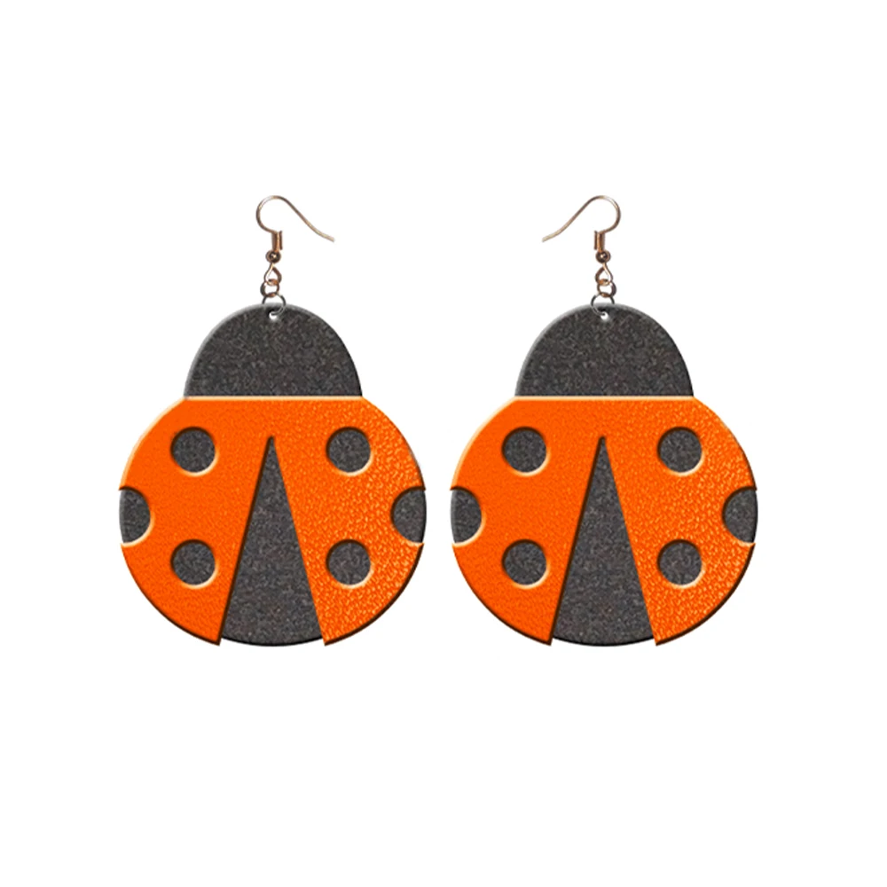 Ladybug Earrings Cutting Dies, Wood Mould, DIY Craft, Leather Mold, Scrapbooking, Suitable for Big Shot,  Machines