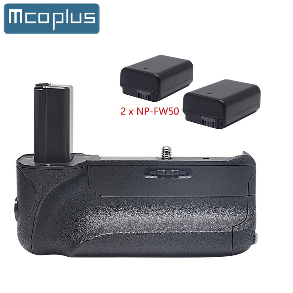 

Mcoplus BG-A6500 Vertical Battery Hand Grip with Battery for Sony A6500 Mirrorless Camera work with 1 or 2 NP-FW50