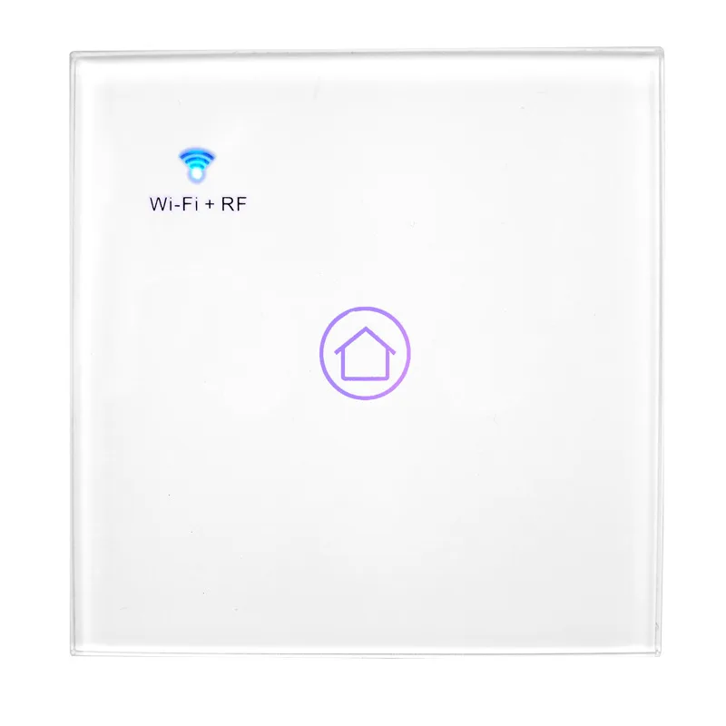 1/2/3 Channel Touch Switch Wall Mounted Wire 2.4G WiFi APP Control Wireless RF Power Saving Switch Tuya Smart Life