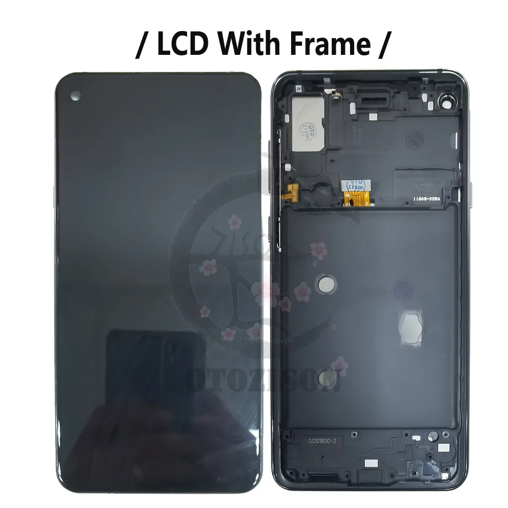 Super AMOLED A8s LCD With Frame For SAMSUNG Galaxy A9 Pro 2019 SM-G887F G8870 Display LCD Digitizer Screen Touch Sensor Assembly