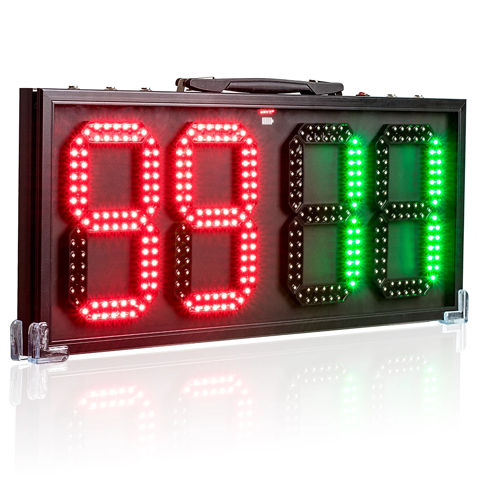 PortableLED Score Board 8-In 60CM Soccer Change Player Display Game Lnjury Stop Time Board Sports Referee Equipment Rechargeable