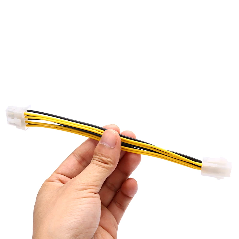 4-Pin To 8-Pin ATX Motherboard CPU Power Supply Adapter Converter Cable