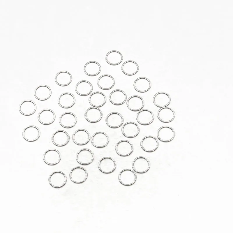 20Pcs/lot 3 Size Circular charm stainless steel pendant open frame plastic frame hollow-out pressure DIY jewelry production