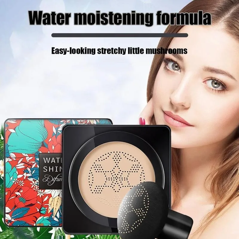 Mushroom Head Make up CC Cream Cushion Moisturizing Foundation Cosmetics Natural Brightening Makeup Foundation BB Cream