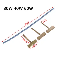 30/40/60W Soldering Iron T Tip T-head,Copper T-Tips + Rubber Cable Hot Press For LCD Screen Pixel Flex Cable Repair