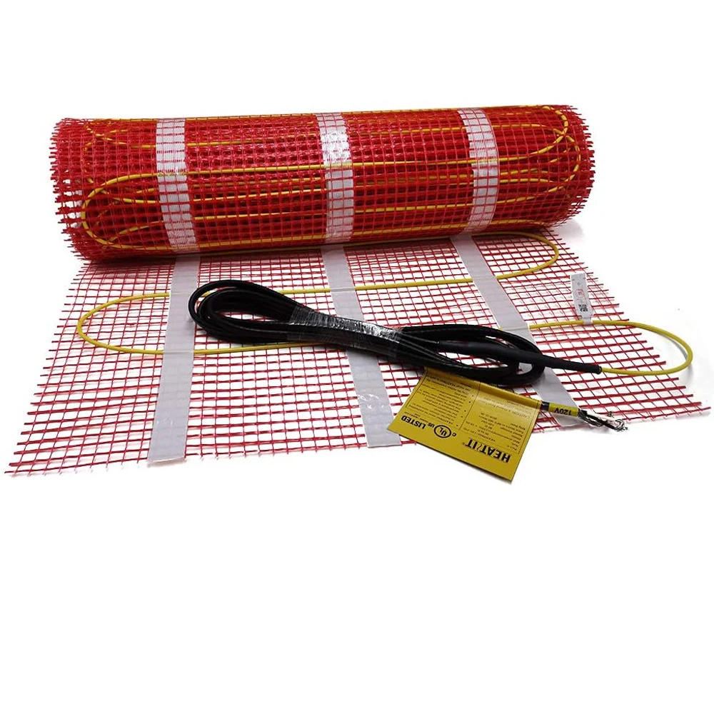 

Warmmat Electric Radiant Self-adhesive 120V Electric Floor Heating System 130W/m² UnderFloor Heating Mat Kit Keep Warm