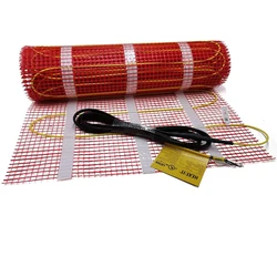 Warmmat Electric Radiant Self-adhesive 120V Electric Floor Heating System 130W/m² UnderFloor Heating Mat Kit Keep Warm