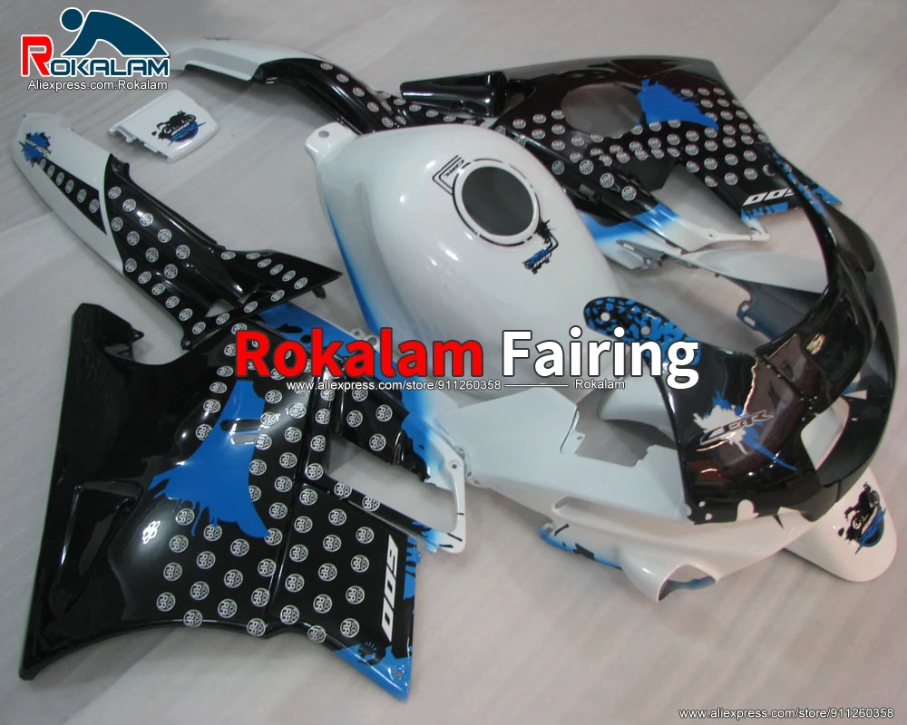 

Applique Bodywork Kit For Honda CBR600 F2 1991 1992 1993 1994 CBR600 F 2 CBR 600 91 92 93 94 Motorcycle White Black Fairing Kits