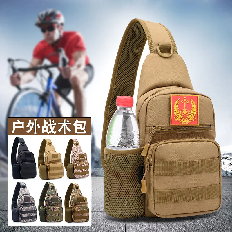 Hot 600D Camouflage Kettle Tactical Chest Bag Outdoor Men Women Camping Shooting Leisure Shoulder Torba Of Sports Messenger Bag