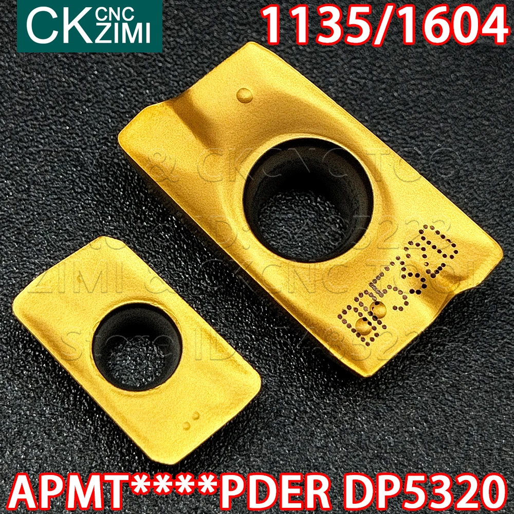 10P APMT1604PDER DP5320 APMT1135PDER DP5320 Carbide Inserts milling Inserts Tools CNC Metal lathe indexable tools APMT for steel