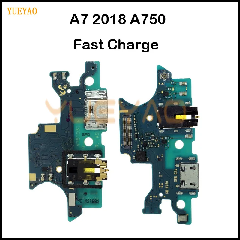 A750F Charging Dock Flex Cable Part for Samsung Galaxy A7 2018 A750 SM-A750F Charging Port Board Phone Repair Replacement Part