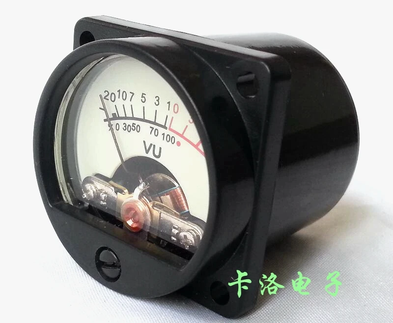 Cabeçote vumedidor de alta precisão, 500vu, medidor plano, amplificador de potência, tubo eletrônico, camisa de pressão, faixa de luz de fundo