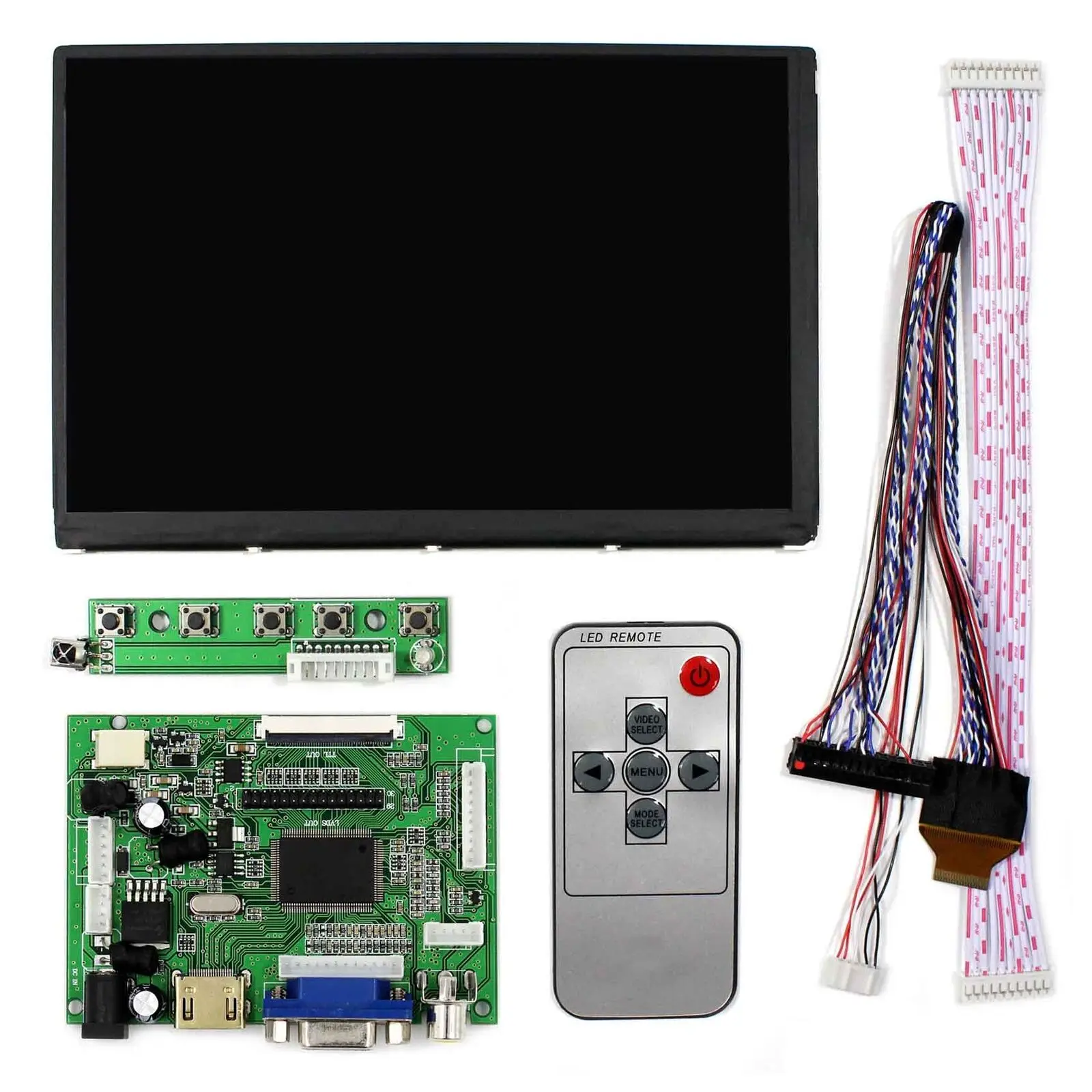 Yqwsyxl HD VGA 2AV Remote LCD Controller Board 7