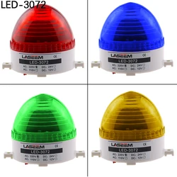 No sound Strobe Signal Warning light N-3072 12V 24V 220V Indicator light LED Lamp small Flashing Light Security Alarm IP30