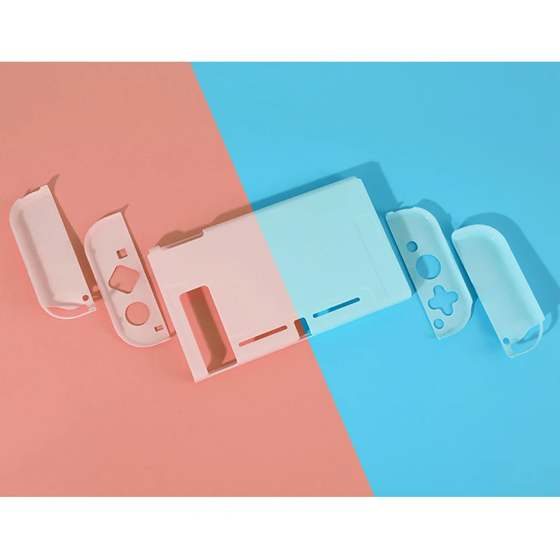 Funda protectora para Nintendo Switch Lite, accesorios de carcasa de piel, Joycon Joy Con, agarre de juego, bonito, color rosa