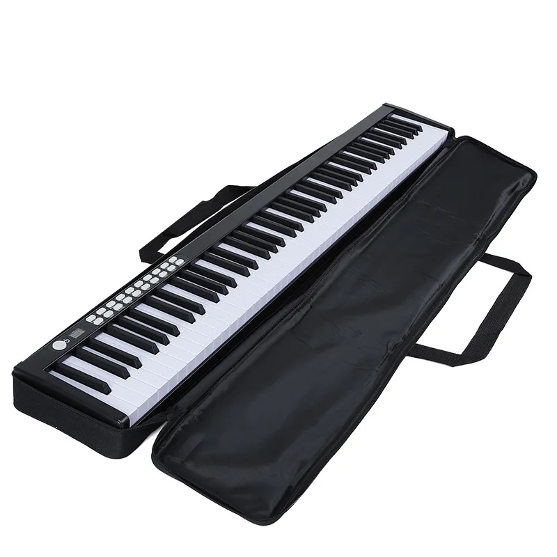 88 Keys Thickened Electronic Keyboard Professional Keyboard Bluetooth Rechargeable Portable Electric Piano