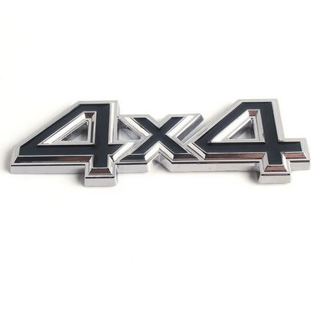 DSYCAR 1Pcs 3D Metal 4X4 Four-Wheel Drive Car Sticker Emblem Badge