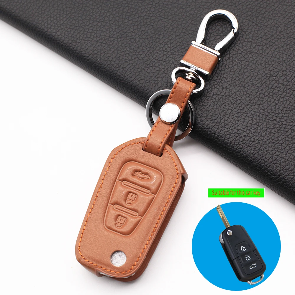 high quality Sports version leather key case cover keychain For LiFan X60 Car-covers Car Accessories