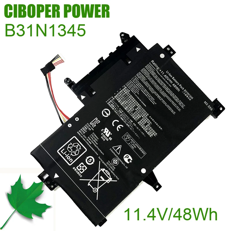 CP Genuine Laptop Battery B31N1345 11.4/48Wh For Book Flip TP500 TP500LA TP500LN TP500LB 0B200-00990100