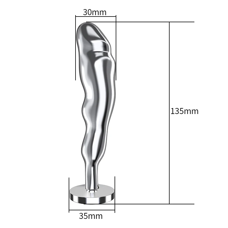 Big Crystal Anal Toys Butt Plug Stainless Steel Anal Plug Sex Toys for Women Adult Sex Products Plug Anal Beads