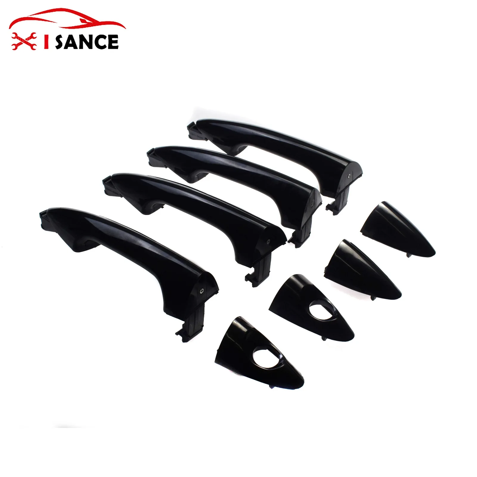 Exterior Front Rear Left Right Door Handle Set 826511R000 for Hyundai Accent 1.6L l4 2012 2013 2014 2015 2016 2017