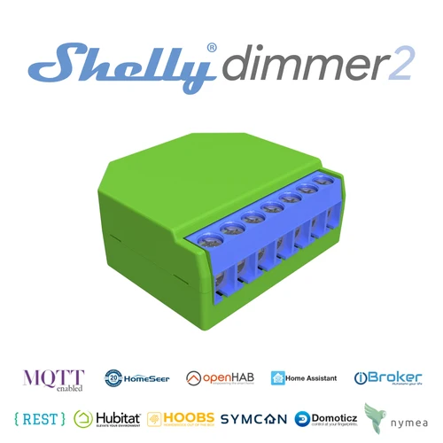 Imagen 2 del producto Shelly Dimmer 2 interruptor inteligente Mini WiFi interruptor Mini relé para luces inalámbrico Compatible con Alexa Google Assistant No Neutral