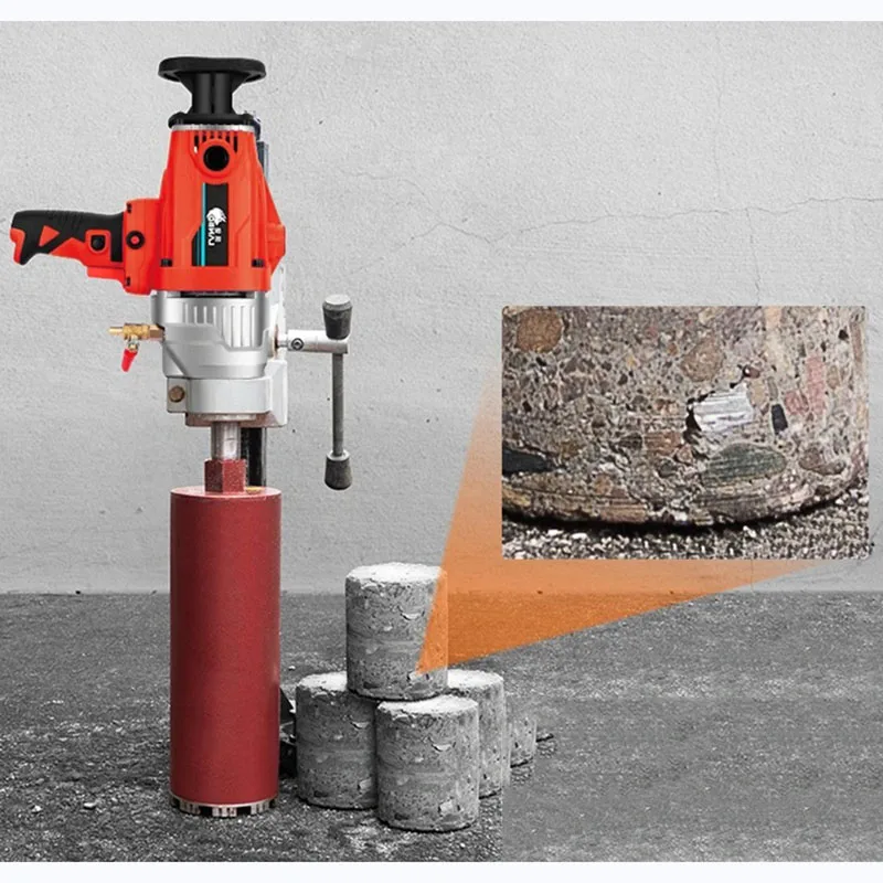 Rhinestone High-power Handheld Air Conditioner Drilling Machine Concrete Puncher Wet and Dry Drilling Machine