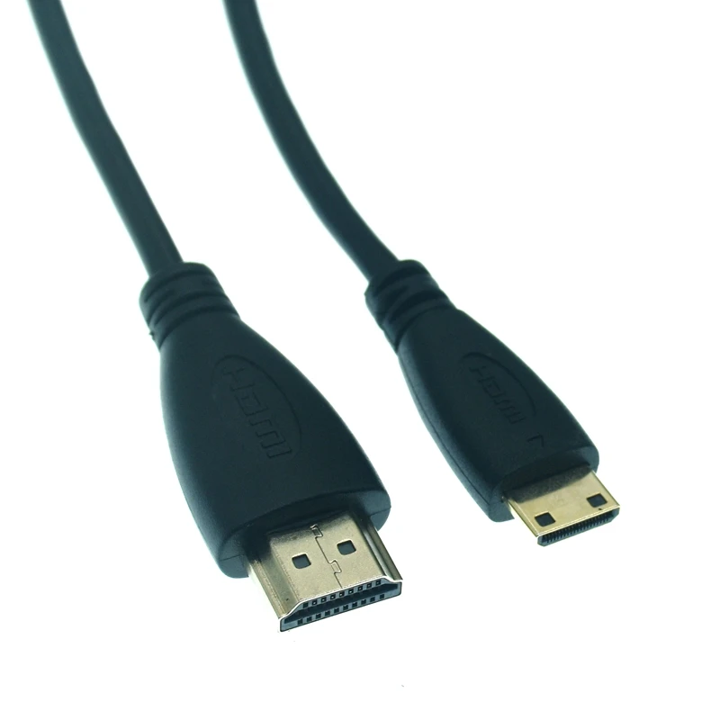 Mini HD To HDMI-compatible Cable 1080p 3D High Speed Adapter Gold Plated Plug For Camera Monitor Projector Notebook TV 1M-10M