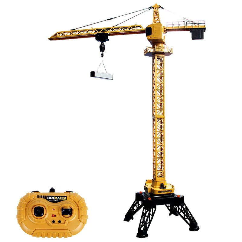 

Huina 1585 12-channel Remote Control Alloy Tower Crane Wireless Remote Control Charging Crane Crane Engineering Car Model