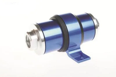 

An 6 8 10 High Flow Aluminum Fuel Filter For Motorsport Rally Racing BRACKET Blue