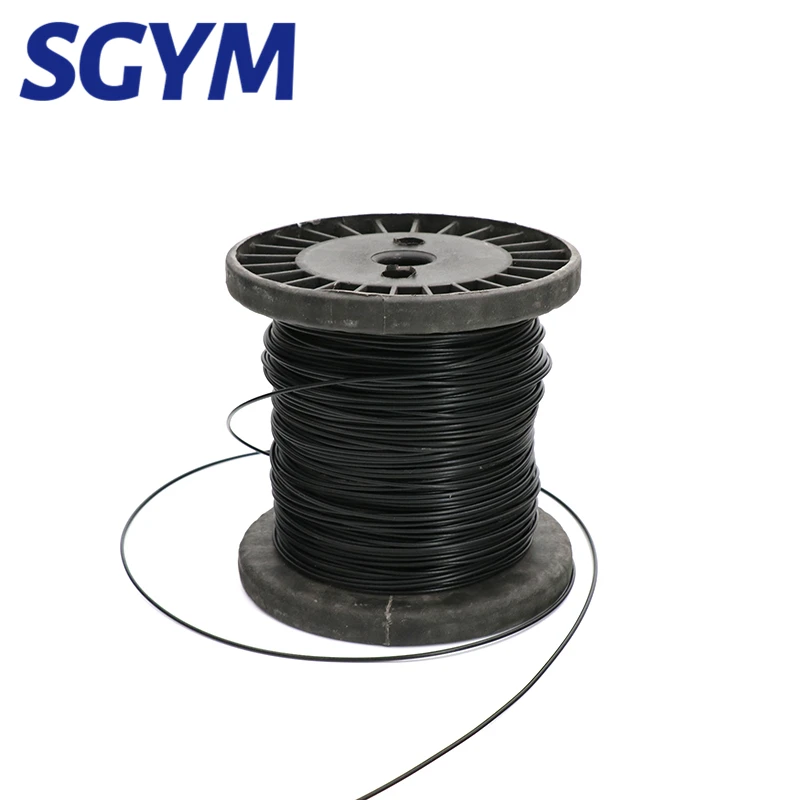 Stendibiancheria trasparente del cavo molle flessibile rivestito PVC d'acciaio 100/304/0.8/2mm/1/1mm dell'acciaio inossidabile 2/1 del tester 2.5