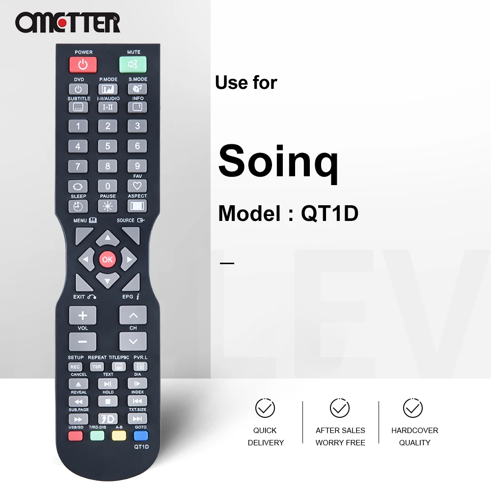 جديد QT1D التحكم عن بعد ل soniq تلفاز LCD QT166 QT155 QT155S QT1E E48W13A-AU E40W13A-AU
