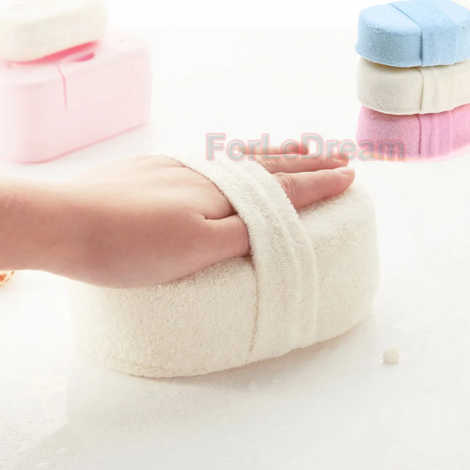 Esponja de baño de lufa, guante de limpieza corporal para ducha, herramienta, esponja, cepillo, almohadilla, eliminador de horniness, suministros de