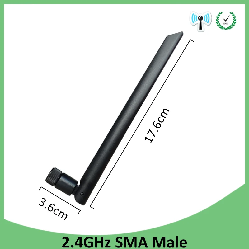 EOTH 2,4g antenne 5dbi sma männlichen wlan wifi 2,4 ghz antene pbx iot modul router tp link signal empfänger antena high gain