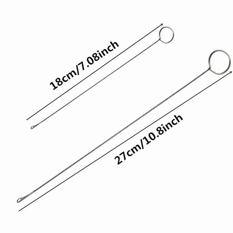 Metal Sewing Loop Turner Hook, 1/2Pcs