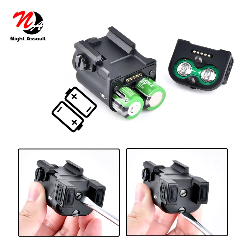 WADSN Zenit KLESCH-1 K1S GEN.2.0 Powerful Tactical Flashlight 400lumens Weapon light hunting Airsoft weapon glock pistol G17
