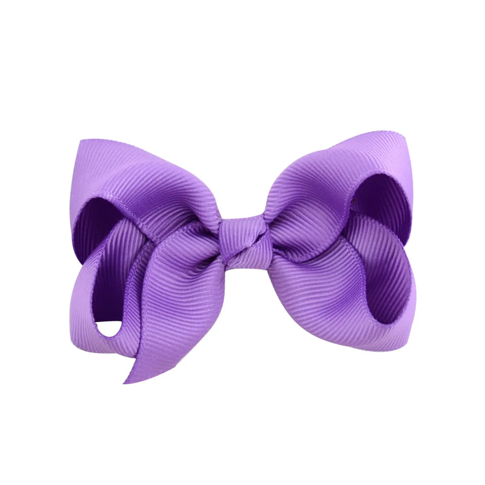 20PCS Baby Hair Clips 3 Inch Grosgrain Ribbon Hair Bow Alligator Hair Clips Hair Accessories for Infants Support Wholesale