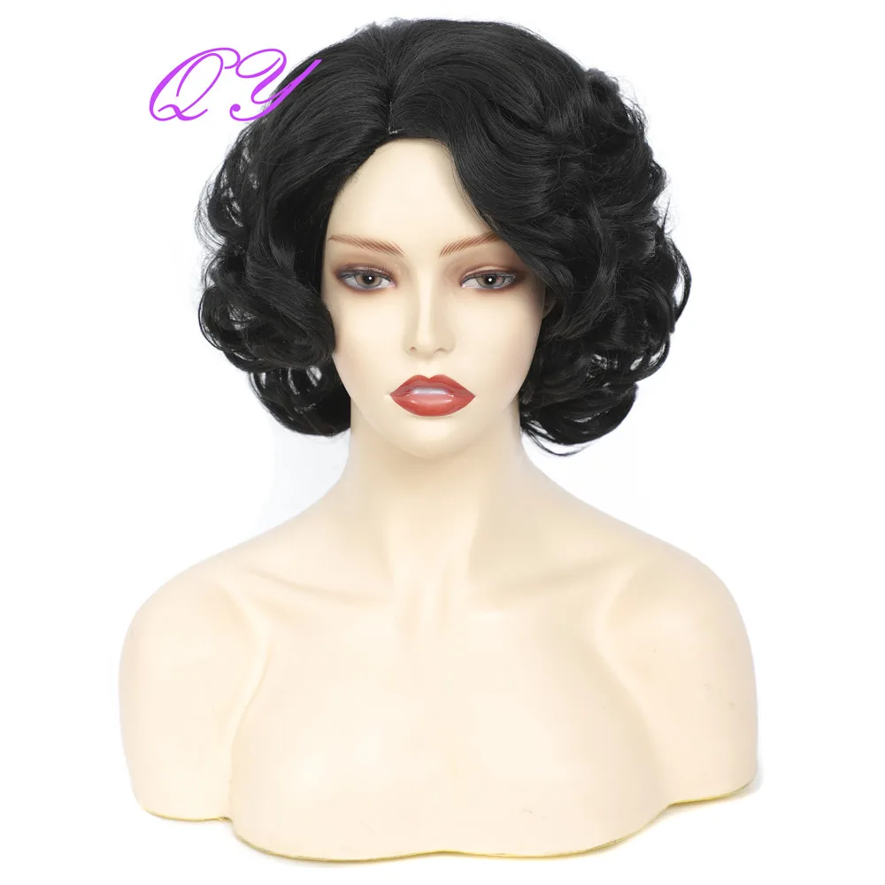 Cosplay Wigs Natural Wigs For Women Short Blonde Wave High Temperature Synthetic Fiber Daily Hair