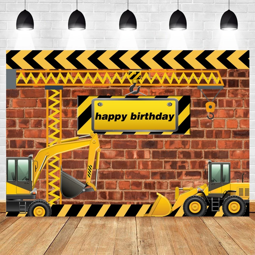 فوتوكول بيبي بوي عيد ميلاد فريق البناء خلفية صورة ديكور حفلات التصوير خلفية فوتوزون الطفل استوديو الصور