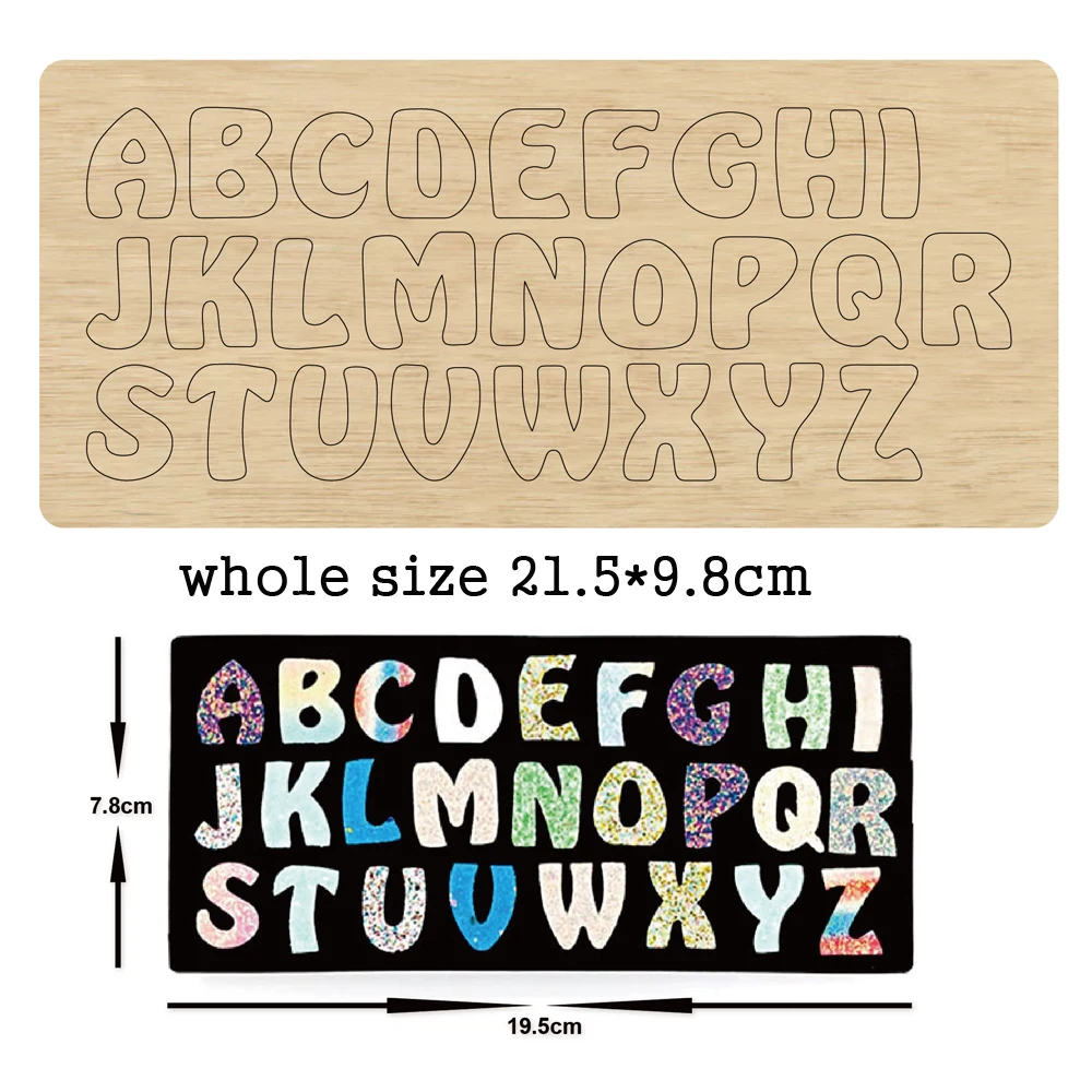 

alphabet letters cutting dies & 2020 new wooden die scrapbook mould Suitable for common die cutting machines