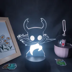 Lámparas 3D de juego de caballero hueco, luces de noche Led RGB de neón, juguetes de cumpleaños, regalo genial para amigos, niños, cama, habitación, mesa, decoración colorida