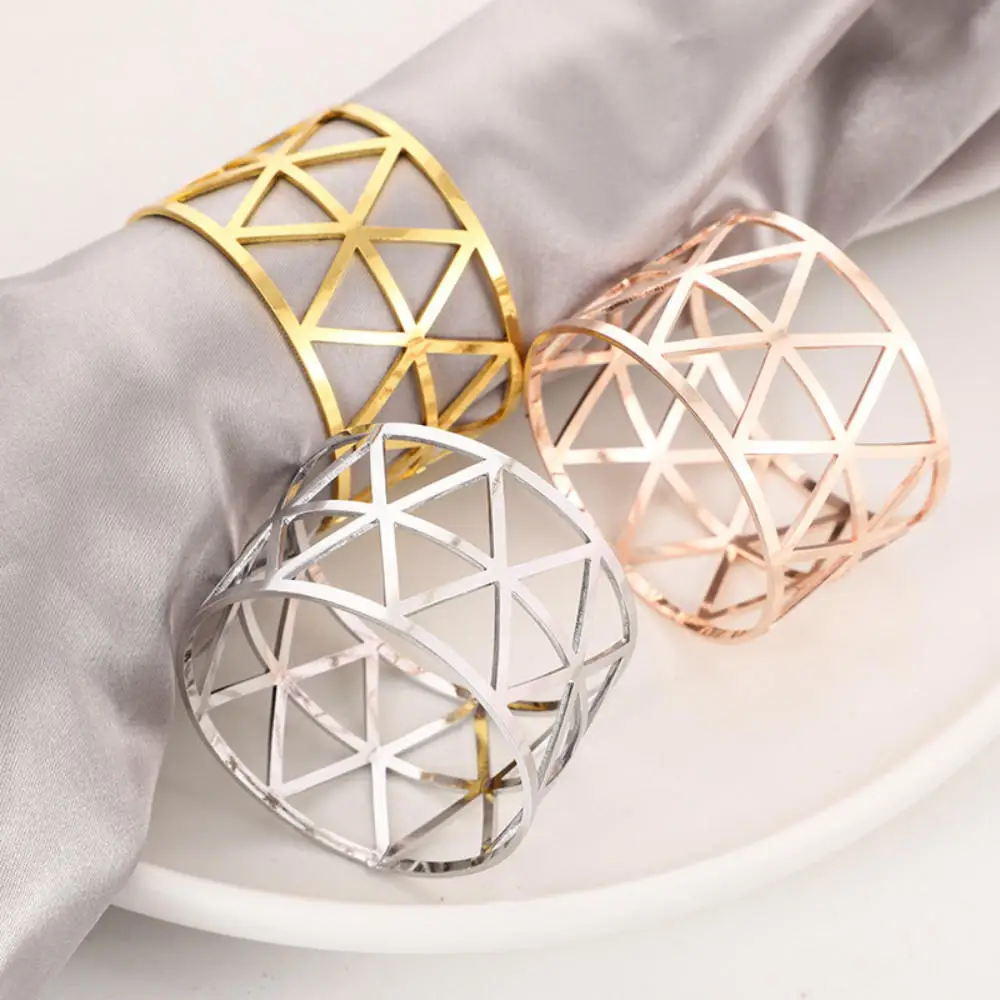 Metal Napkin Ring Table Napkin Holders Serving Napkins Party Hotel Wedding Events Table Decoration Accessories салфетки на стол