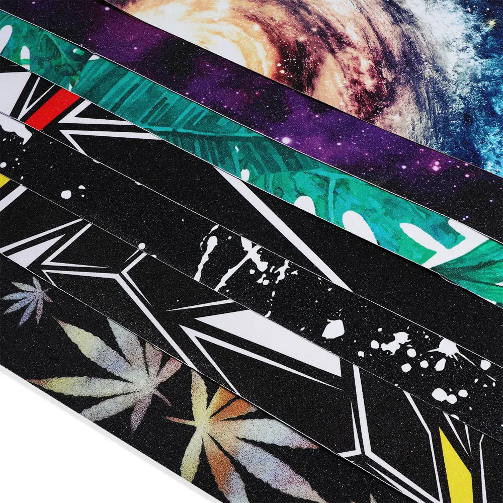 Cubierta de monopatín profesional antideslizante de alta calidad, cubierta de papel de lija, pegatina, cinta de agarre, accesorio de cinta de agarre para Longboard