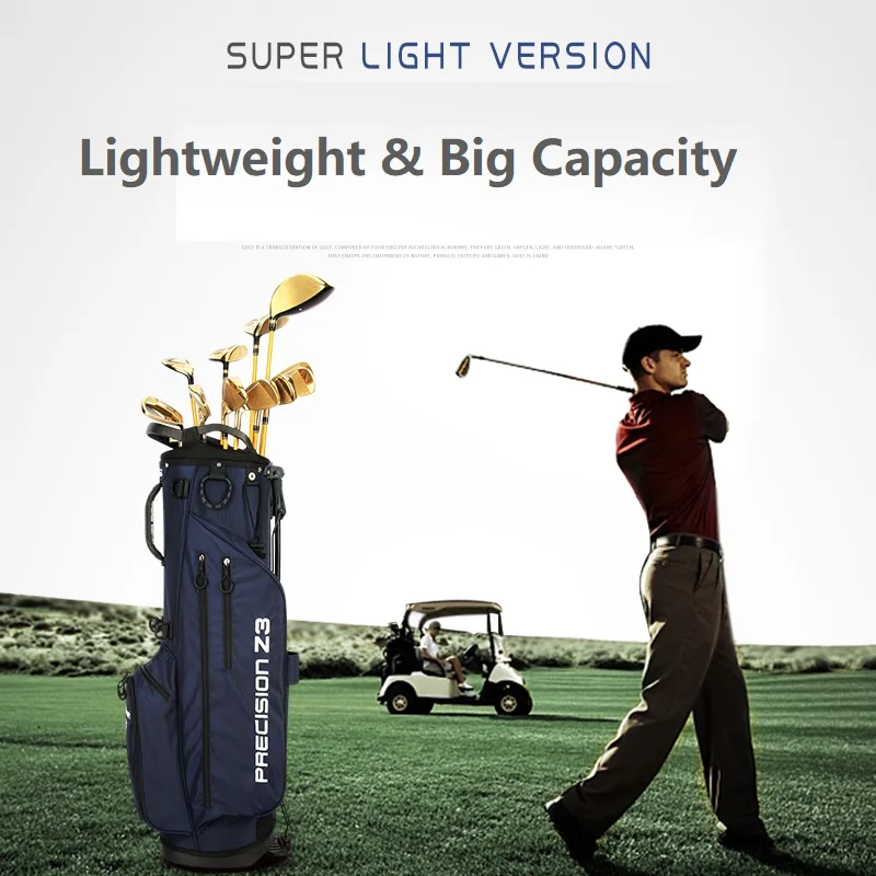 Pgm Men Women Portable Golf Rack Bag With Braces Bracket Stand Support Lightweight Golf Bag Anti-Friction Golfing Gun Package