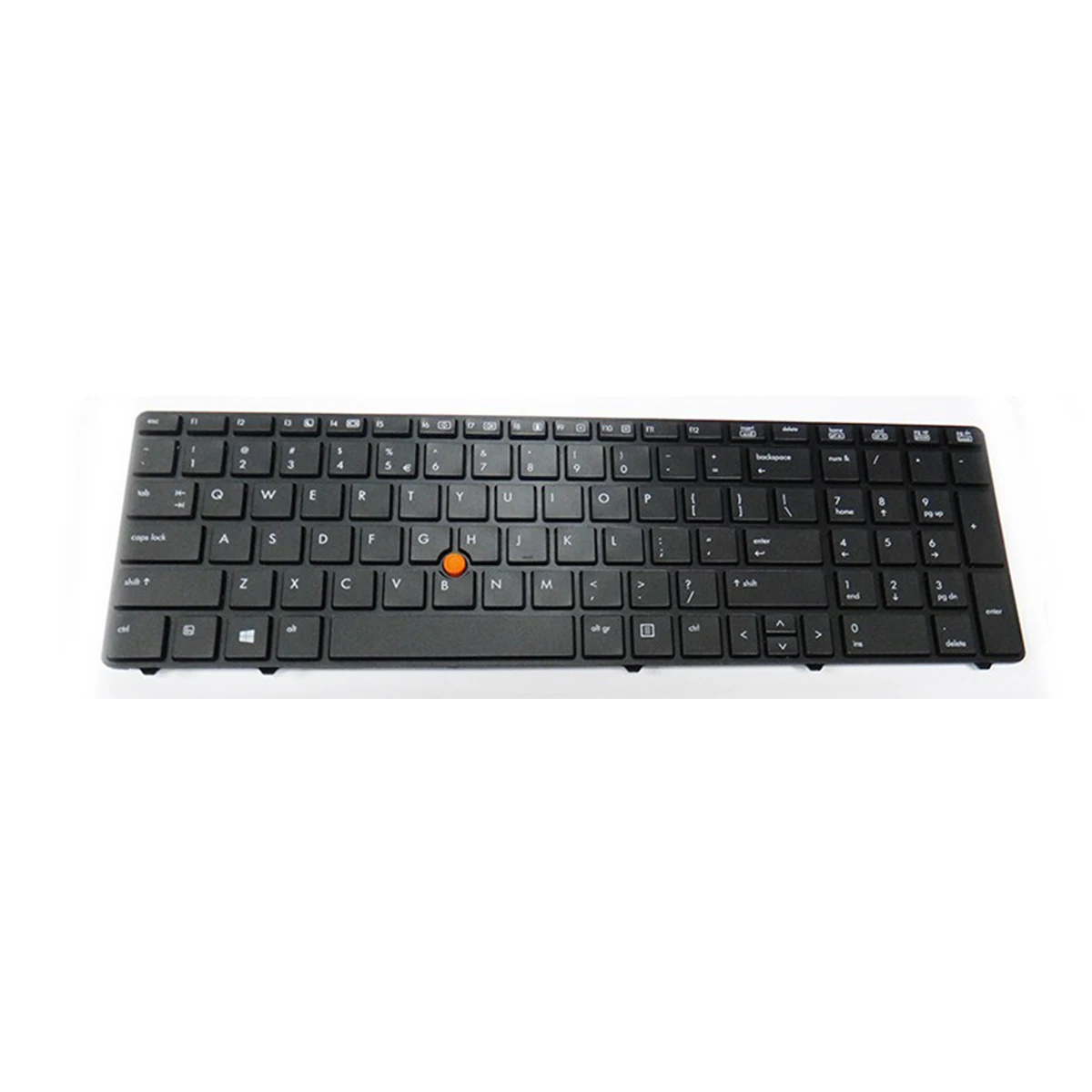 Imagem -03 - para hp Elitebook 8560w 8570w com Teclado Quadro sem Retroiluminado Novo