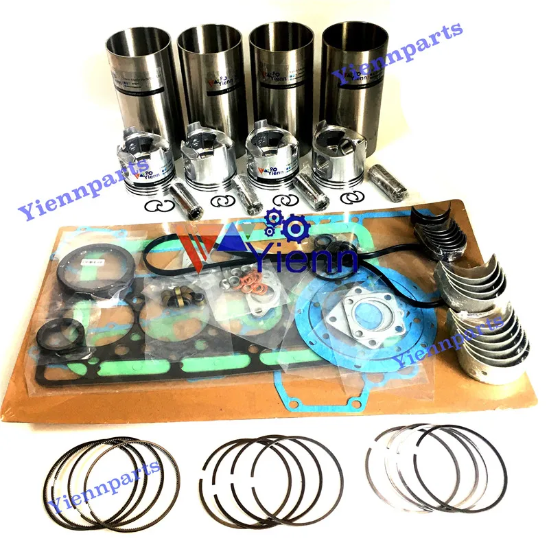 

4M51 Overhaul Rebuild Kit With Full Gasket Kit Piston ring Bearing Set For Mitsubishi Diesel Engine Repair Parts