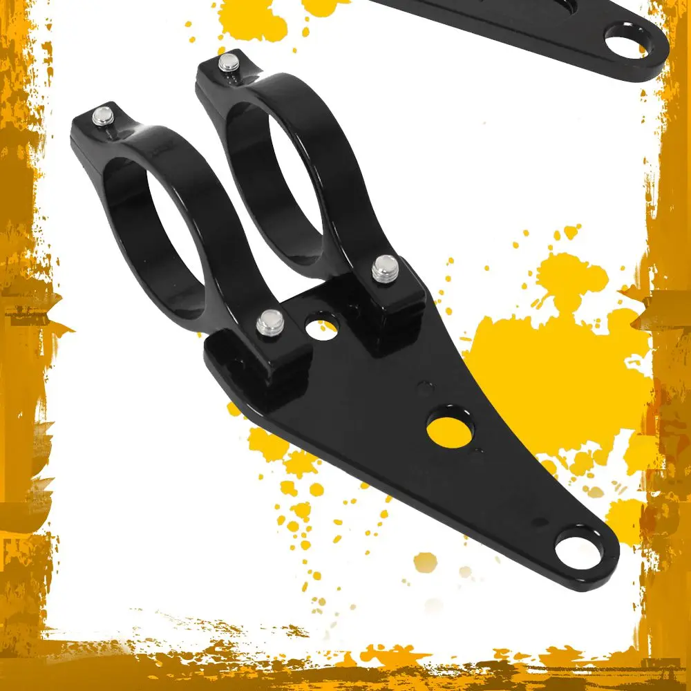For 41mm Fork Motorcycle Headlight Mount Bracket Clamp Head Lamp Support Turn Signal Light Holder Chopper Cafe Racer Accessories